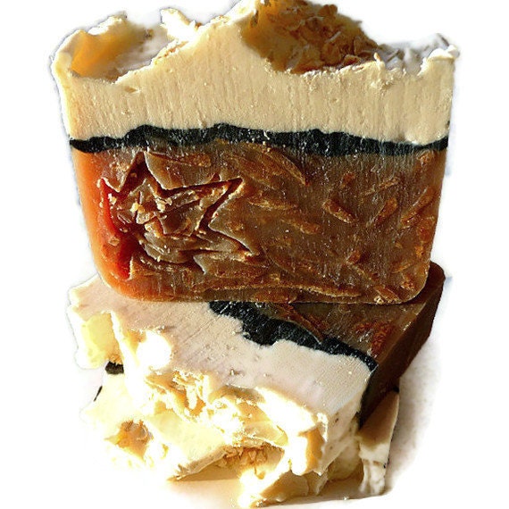 Almond Milk and Oatmeal Honey Soap - Cold Process