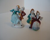Occupied Japan Victorian Dancing Figurines