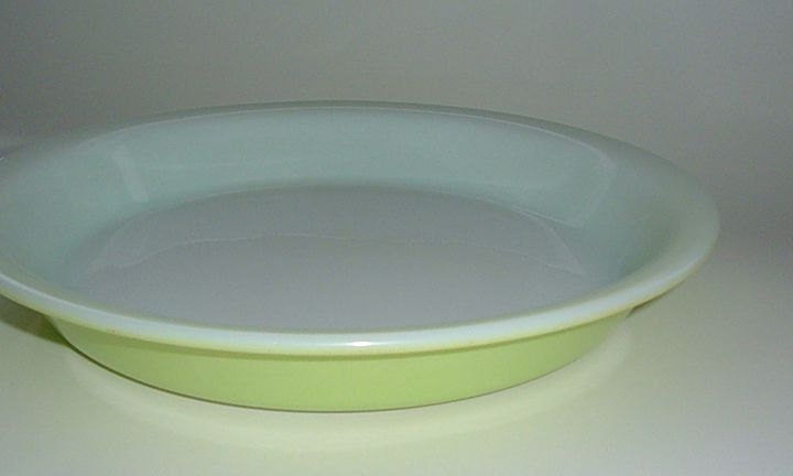 Vintage Pyrex Lime Pie Plate 209 Milk Glass