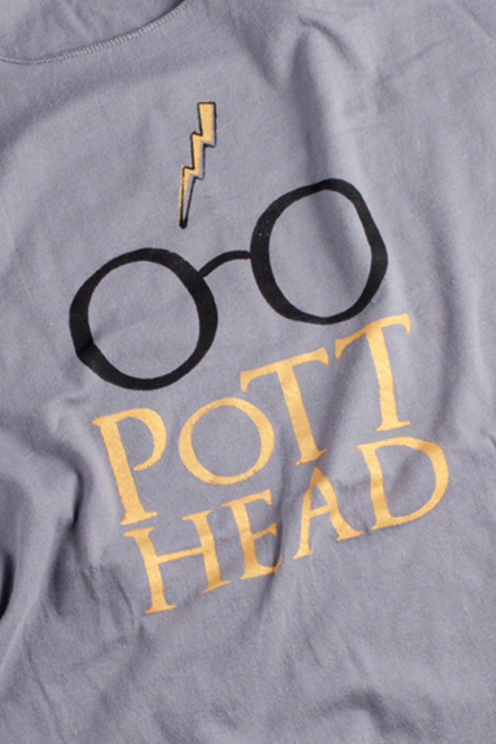 Harry Potter T Shirt  - Pott Head Screenprint - The Perfect Gift for the Harry Potter - phile in your life