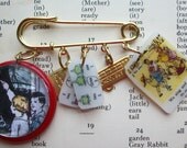 Vintage School Days Kilt Pin