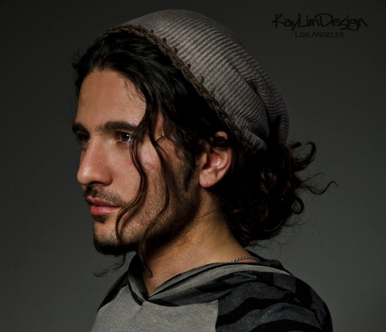 Slouchy hat - unisex reversible hat - KB108