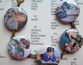 Vintage School Days Button Bracelet