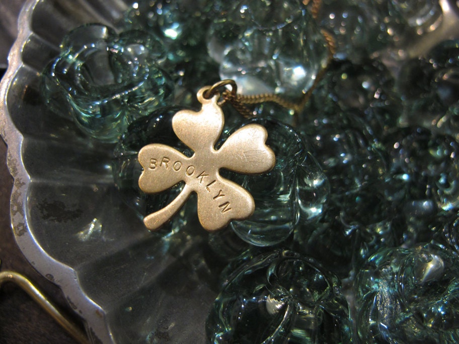 Brooklyn - Shamrock Four Leaf Clover Necklace