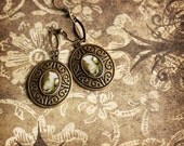 20% OFF Sale Vintage Inspired Jewelry Photo Earrings - Open Blossom - original fine art photo - apple blossom