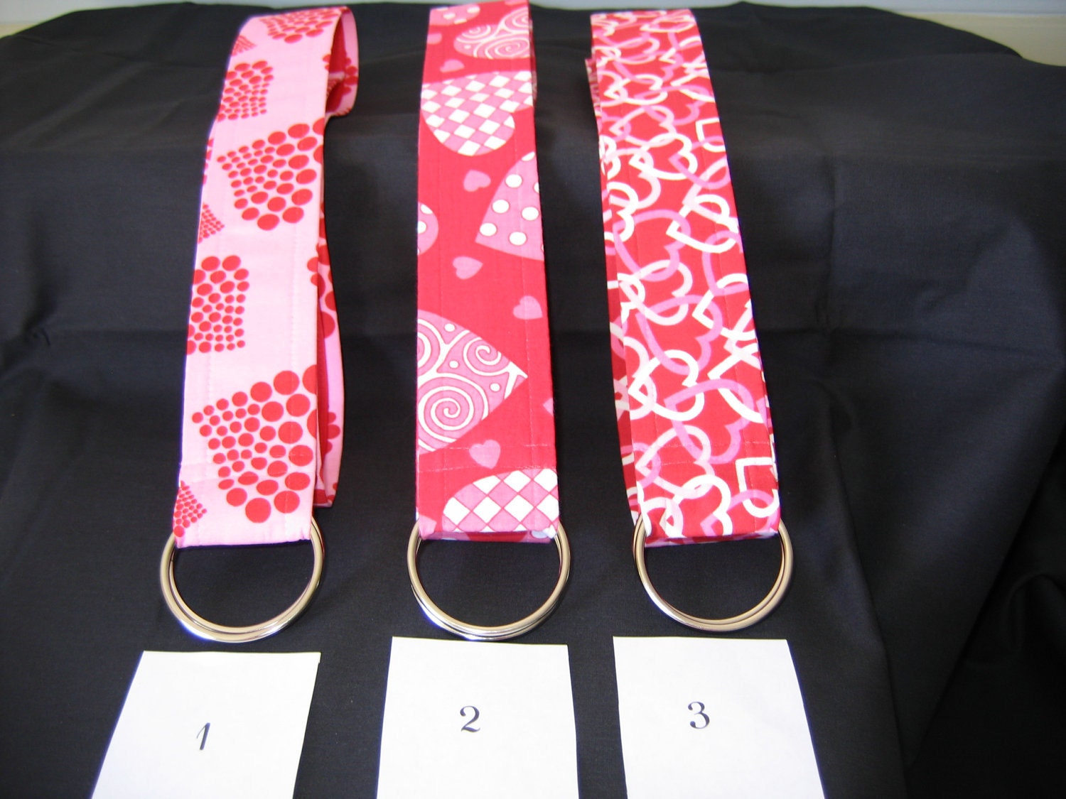 Valentine's Day Print Fabric Belts With Free Shipping