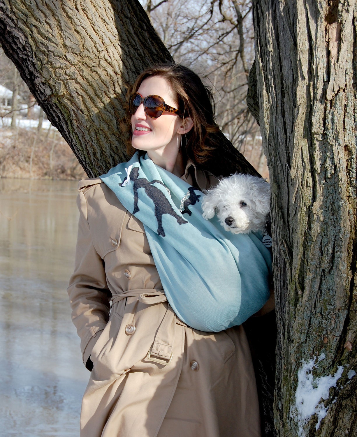 Pretty Princess Small Dog Sling Carrier