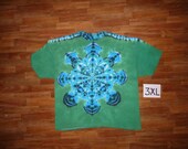 Aqua/ Emerald Green Mandala 2012 Jan 004 XXXL