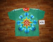 Rainbow /Emerald Green Mandala 2012 Jan 001 2XL