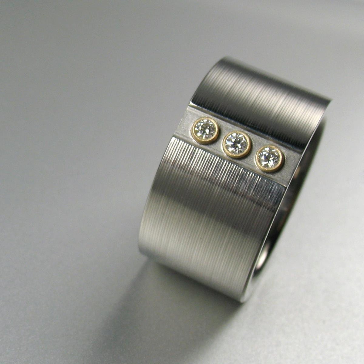 3 Diamond Wedding Ring