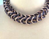 Chainmaille Choker Necklace Multi sized links.