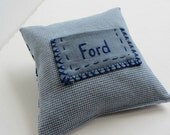 Tooth Fairy Pillow for Boys with Custom Hand Embroidery by Dolce Dreams
