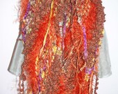 infinity tri colored knit scarf