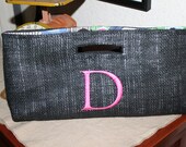 Burlap Wine Bag Personalized Colorful Lining