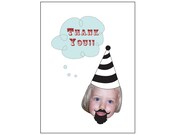 Thank You Card:  Bearded Lady - Printable & Custom