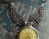 Time Flies No.9 -Vintage Assemblage Necklace