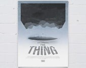 The THING - Movie Poster - 12x16" Fine Art Print