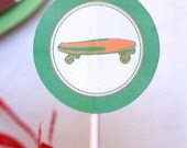 Printable Skater Birthday Party Collection Set-Little things Creations - Littlethingscreation