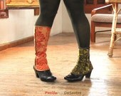 Waterproof victorian Short Spats steampunk one size