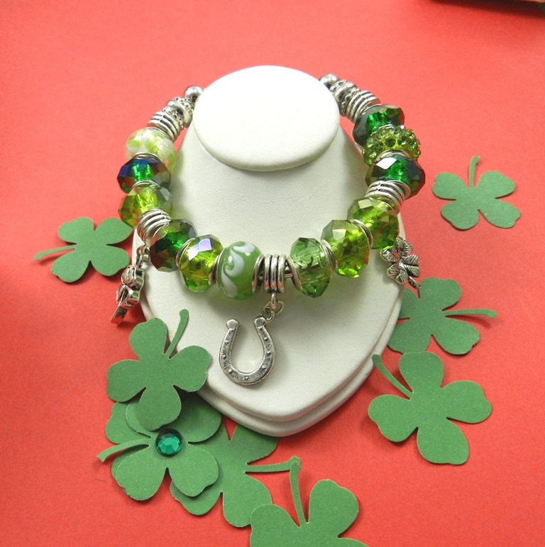 St. Patrick's Day Bangle -- Get your green on