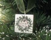 Personalized Pine Bough Christmas Ornament including Gift Box