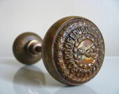 Industrial Chic.  City of Chicago Board of Education Brass Door Knobs.