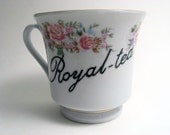 Teacup - Hand Painted Tea Cup - Royalty