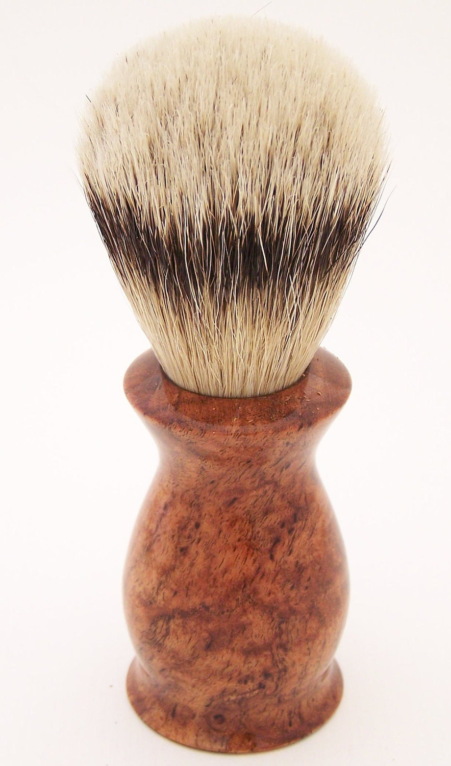 Mesquite Burl Wood 24mm Super Badger Hair Shaving Brush Handle (Handmade in USA)