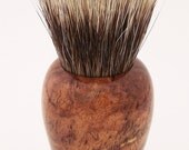 Mesquite Burl Wood 24mm Finest Badger Hair Shaving Brush Handle (Handmade in USA)
