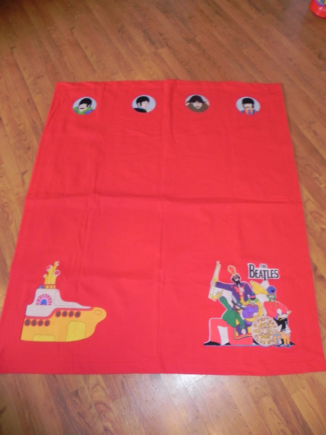Beatles Inspired Adult Throw Blanket