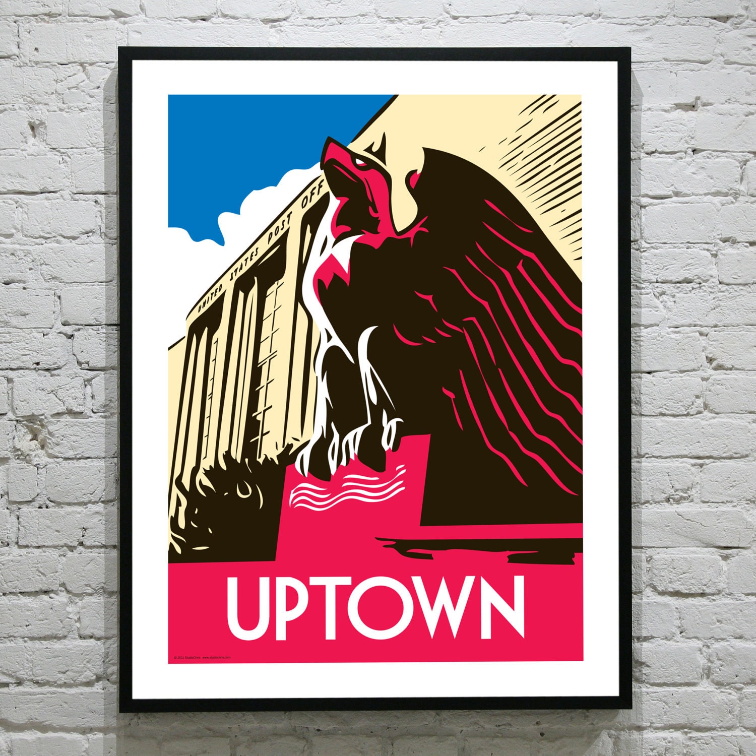 UPTOWN Chicago Neighborhood Poster