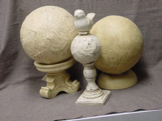 Make your own  decorative finials / FABULOUS FRUGAL FINIALS / 133 page ebook