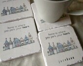 Personalized Coasters, Set of 4