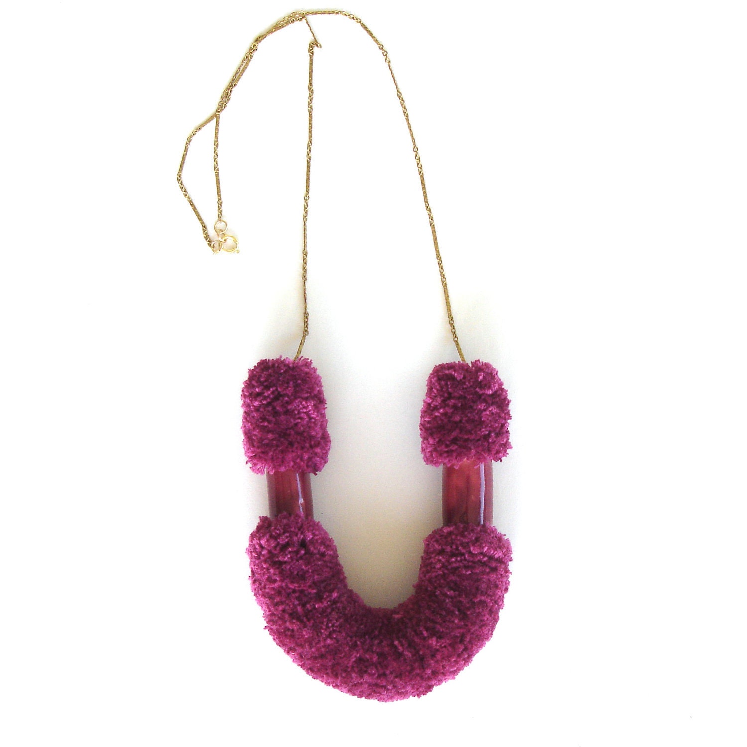 Fox Necklace Hand-crafted in organic fairtrade cotton