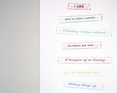 List no. 2 - large print