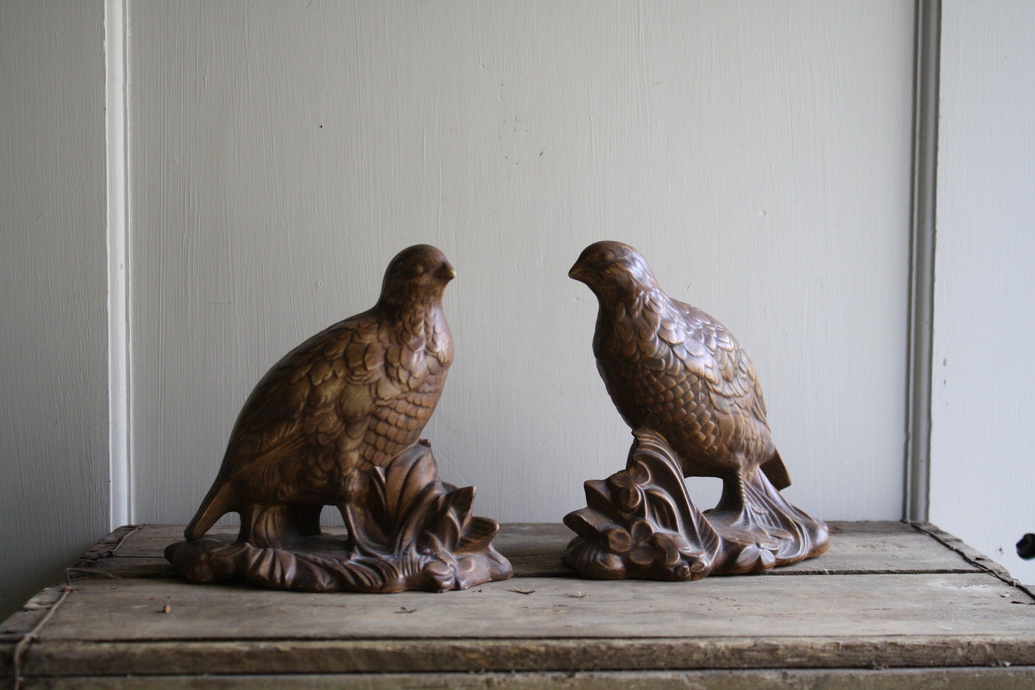 vintage ceramic bird
