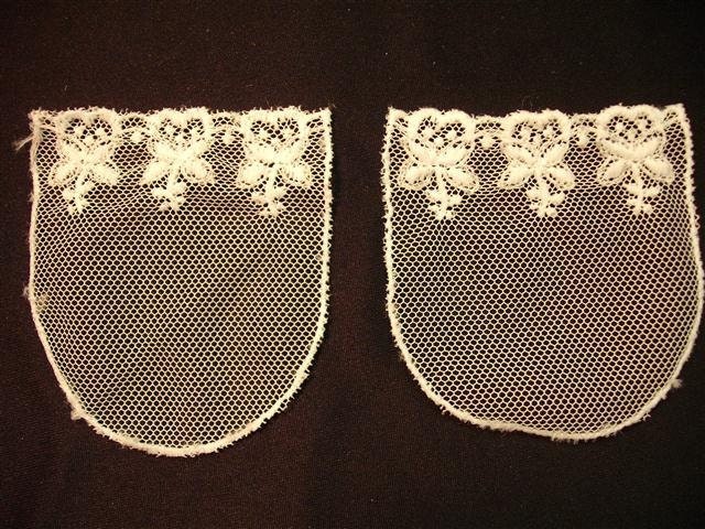 Vintage Delicate Lace Pocket  Appliques - White - (2)