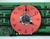 Computer Circuit Board Desk / Mantel Clock