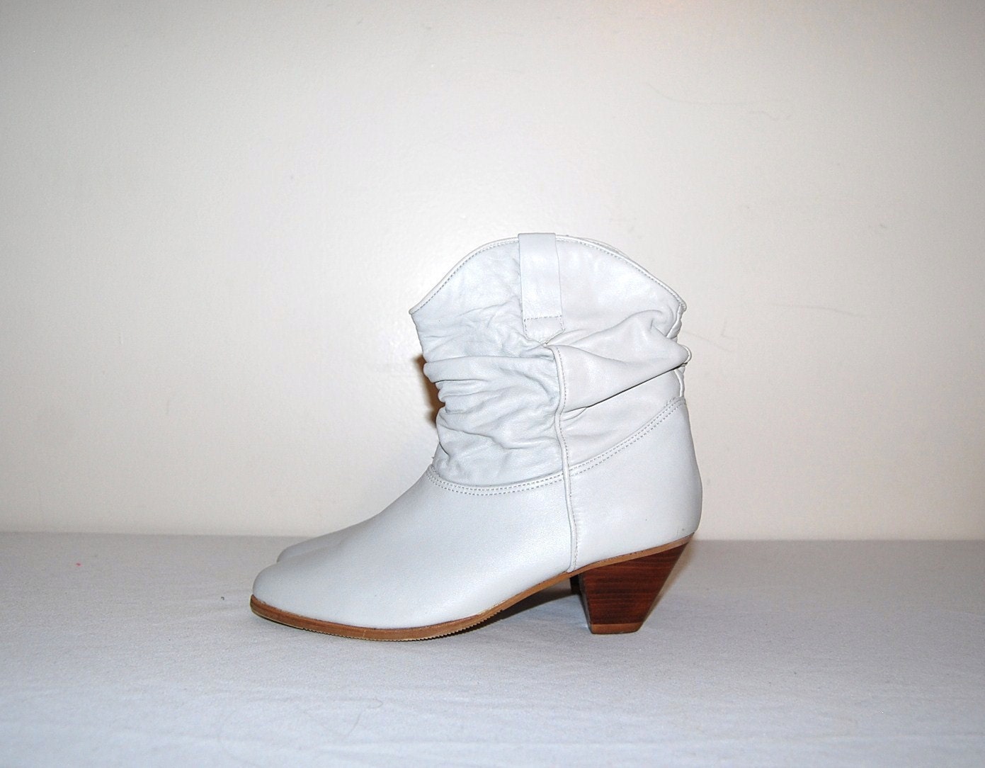Vintage Putty Slouch Boot