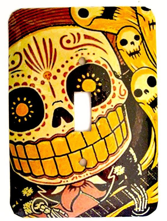Happy Des Los Muertos Switchplate