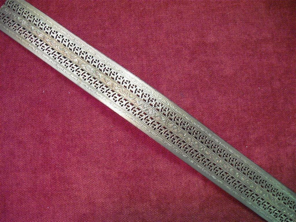 Brass Filigree Banding Strips - 12B