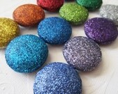 Create Your Own // Magnets // Glitter // set of 4