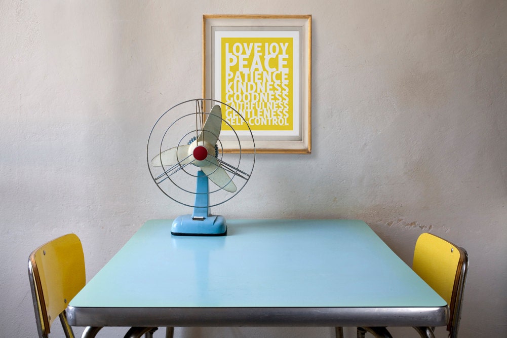 Fruit of the Spirit Print, YELLOW