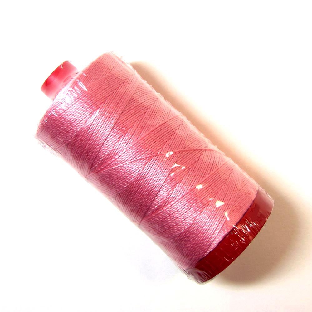 Aurifil Thread 2425 Pink 12 Wt. Cotton Mako