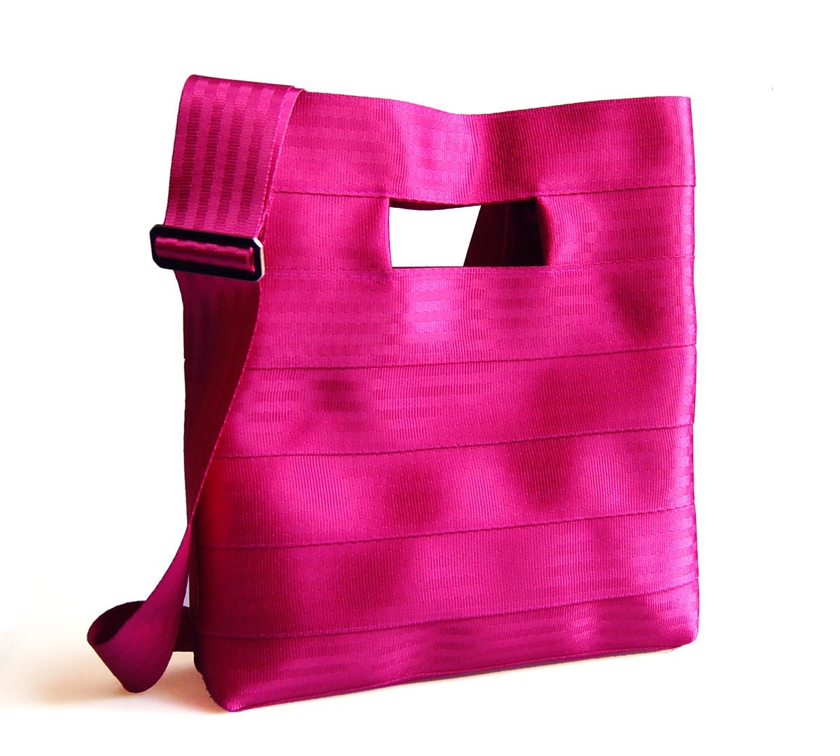 The Hyphen PLUS in Limited Edition Raspberry - Pink Seatbelt Clutch Purse