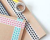 2 x Triangles Decorative Sticky Tape - Pick Two Rolls