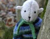 Pogo - Garrett, eco friendly small bear, repurposed wool