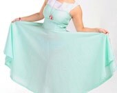 Long 1950's style vintage dress