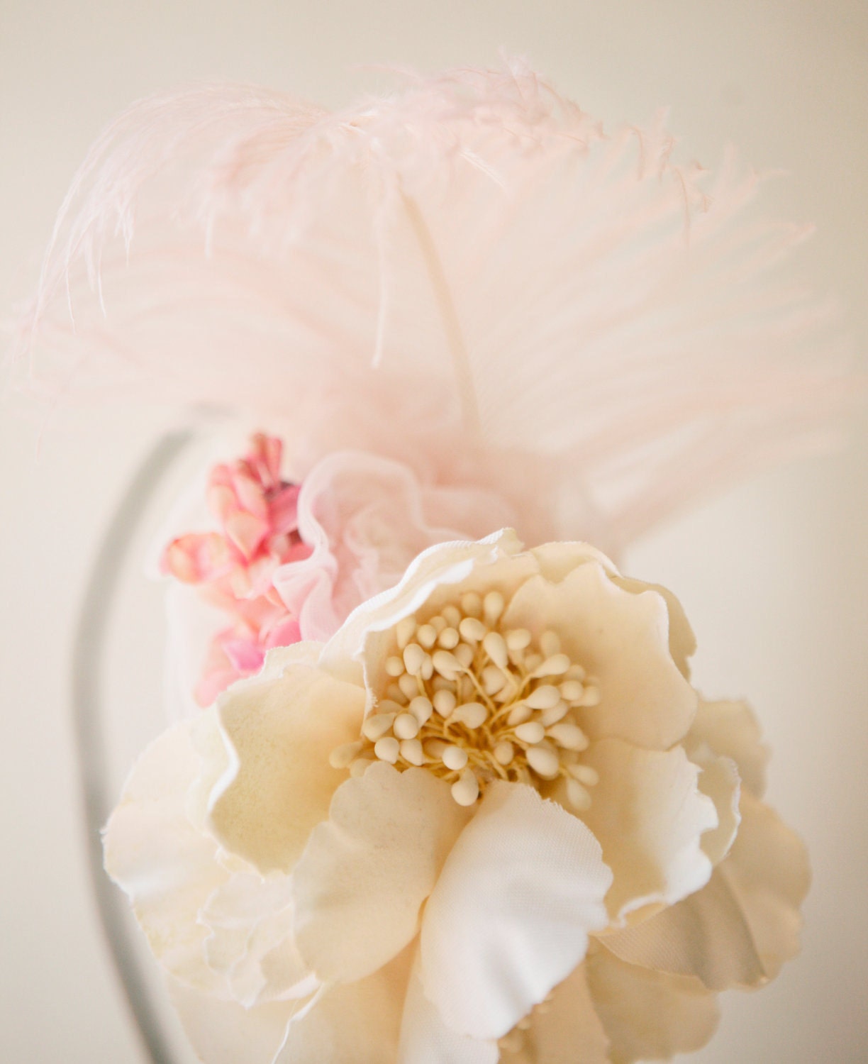 sweet romance - floral hair piece