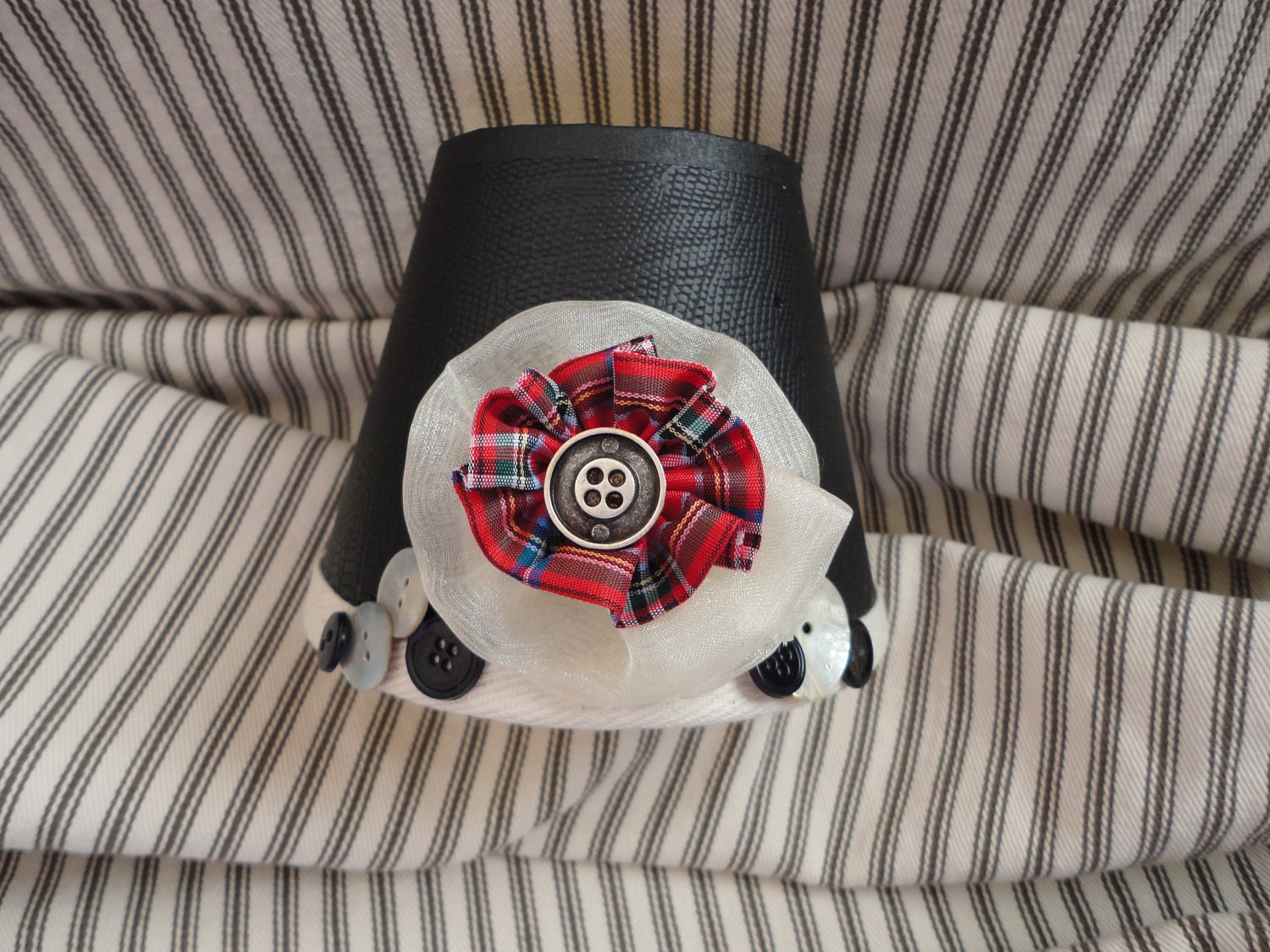 EMBELLISHED BLACK CHANDELIER lampshade